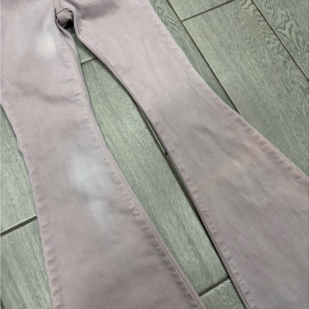 Vervet Sea Fog High Rise Super Flare Wide Leg Size 24 - Picture 3 of 7